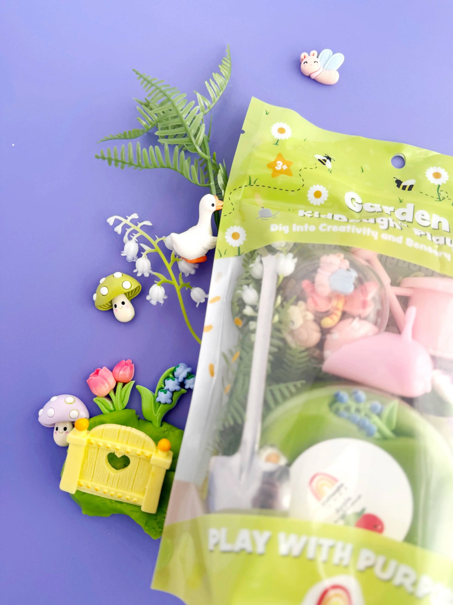 Garden KidDough Play Kit Earth Grown KidDoughs (KidDoughs by EGKD)