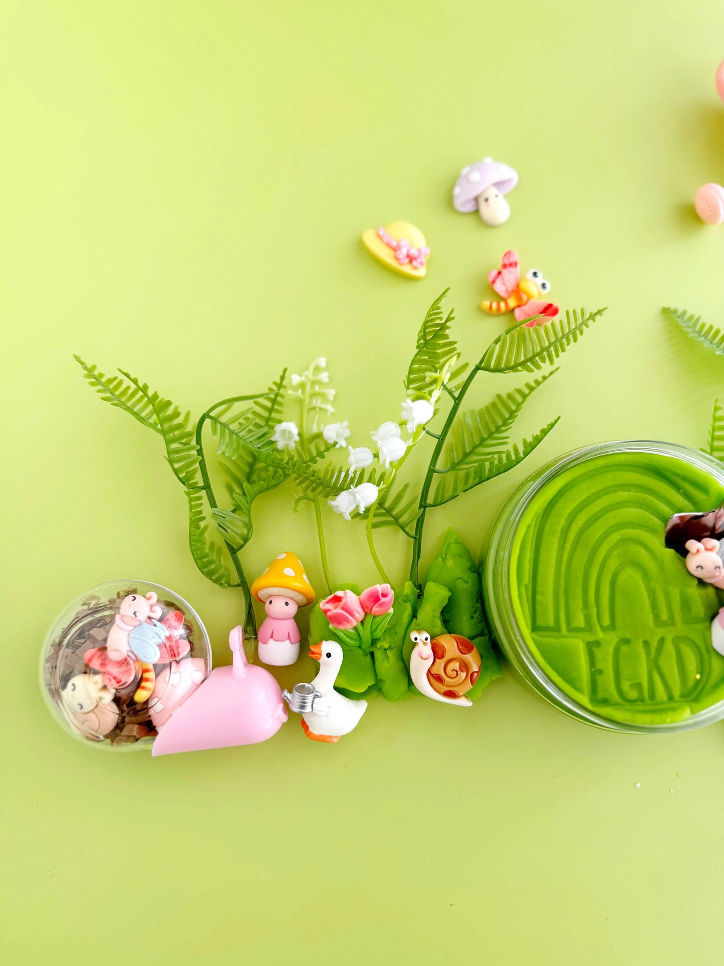 Garden KidDough Play Kit Earth Grown KidDoughs (KidDoughs by EGKD)