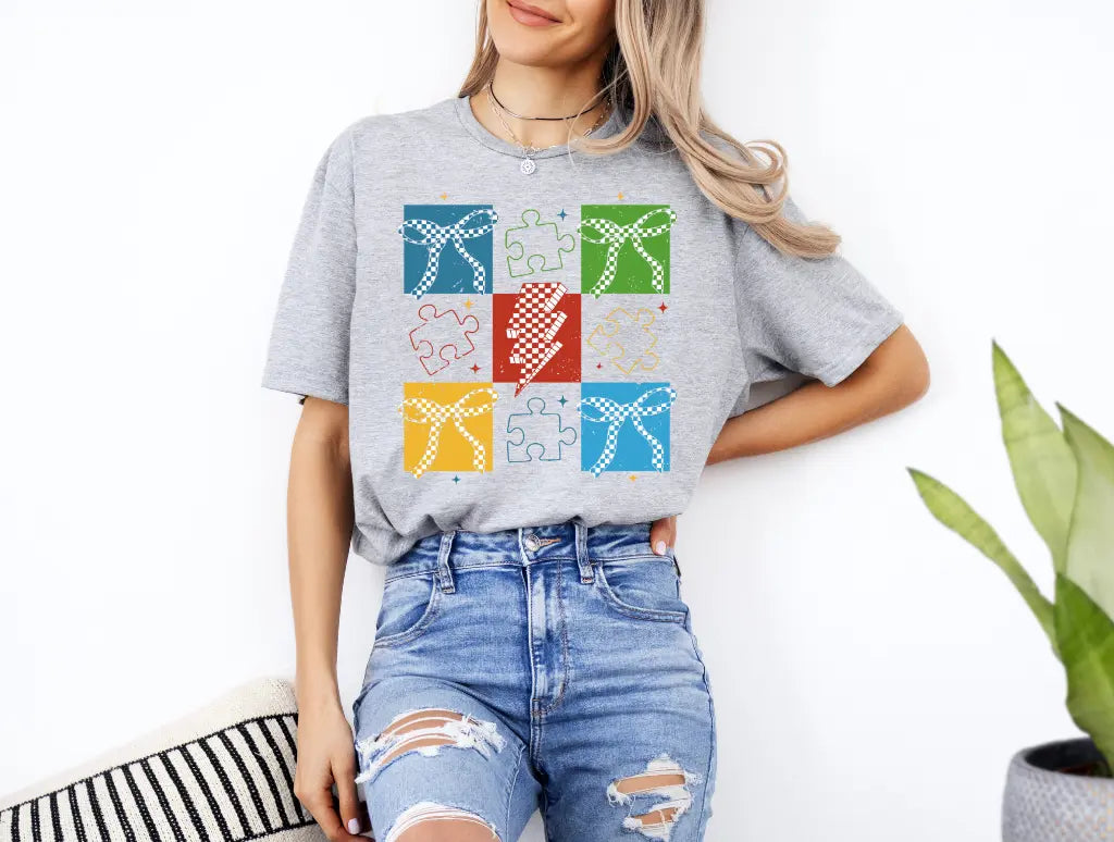 Autism Awareness Bows - Branded By Barta