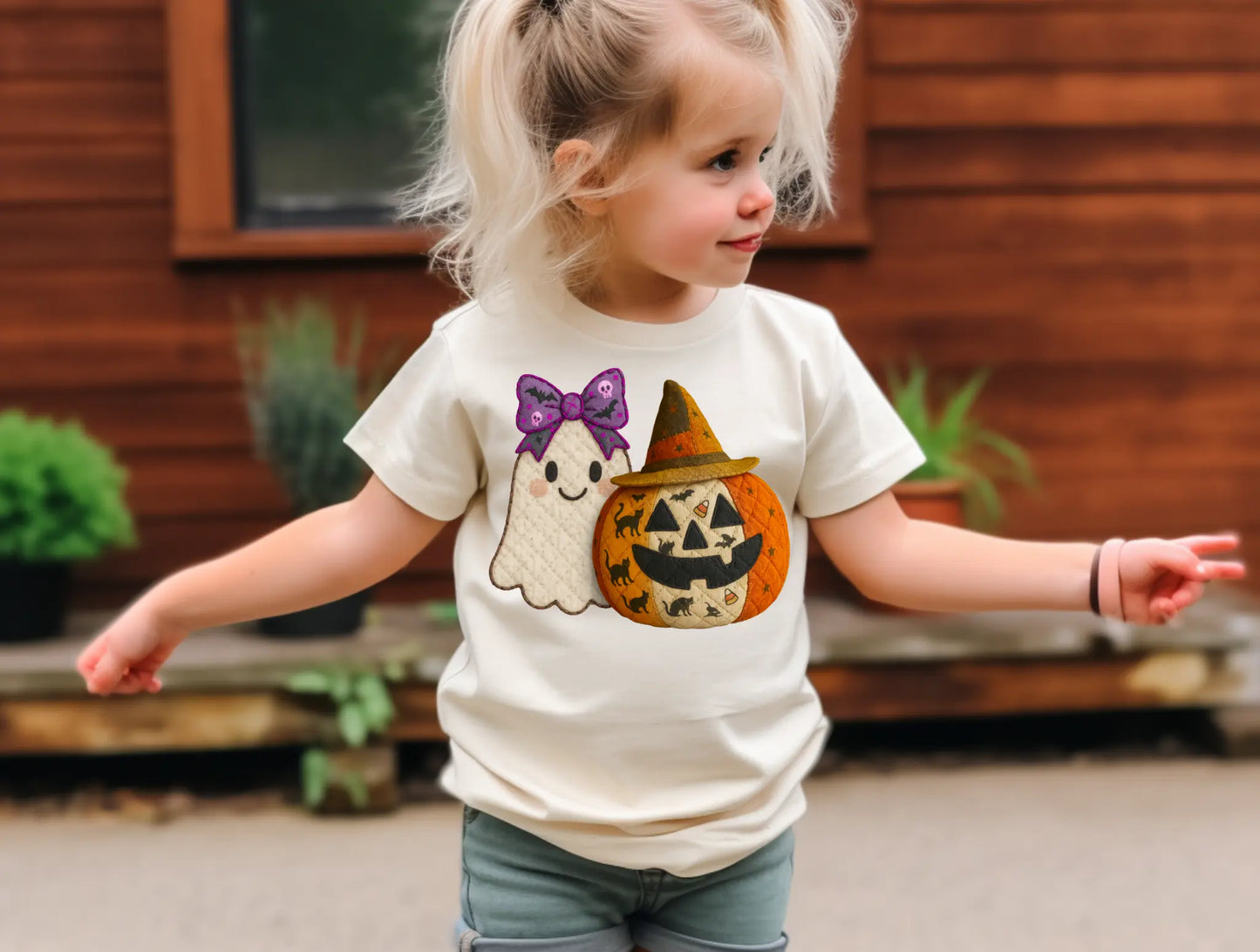 Girly Ghost Pumpkin Branded By Barta