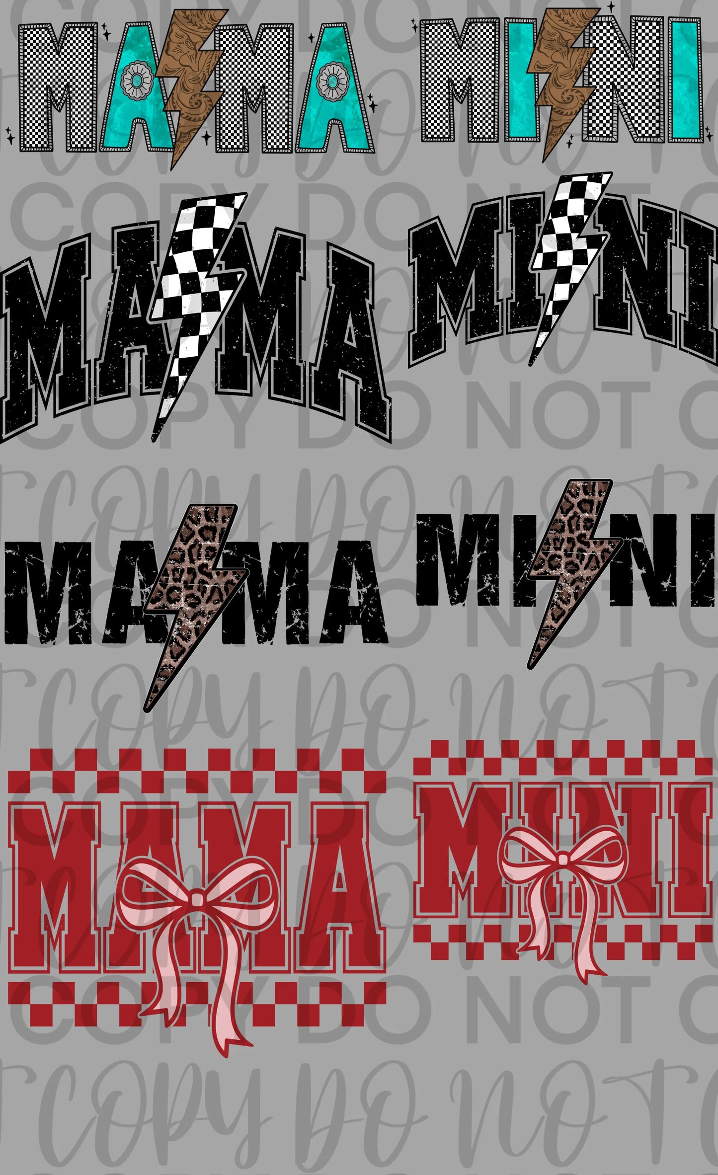 Mama & Mini Premade Gang Sheet - Branded By Barta