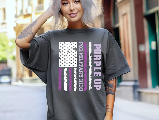 Purple Up Flag - Branded By Barta