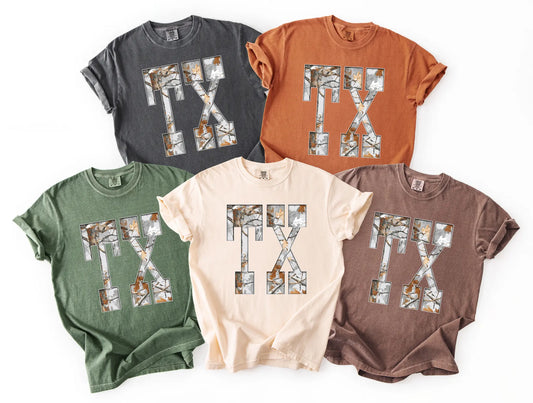 TX Camo Graphic Tee Branded By Barta