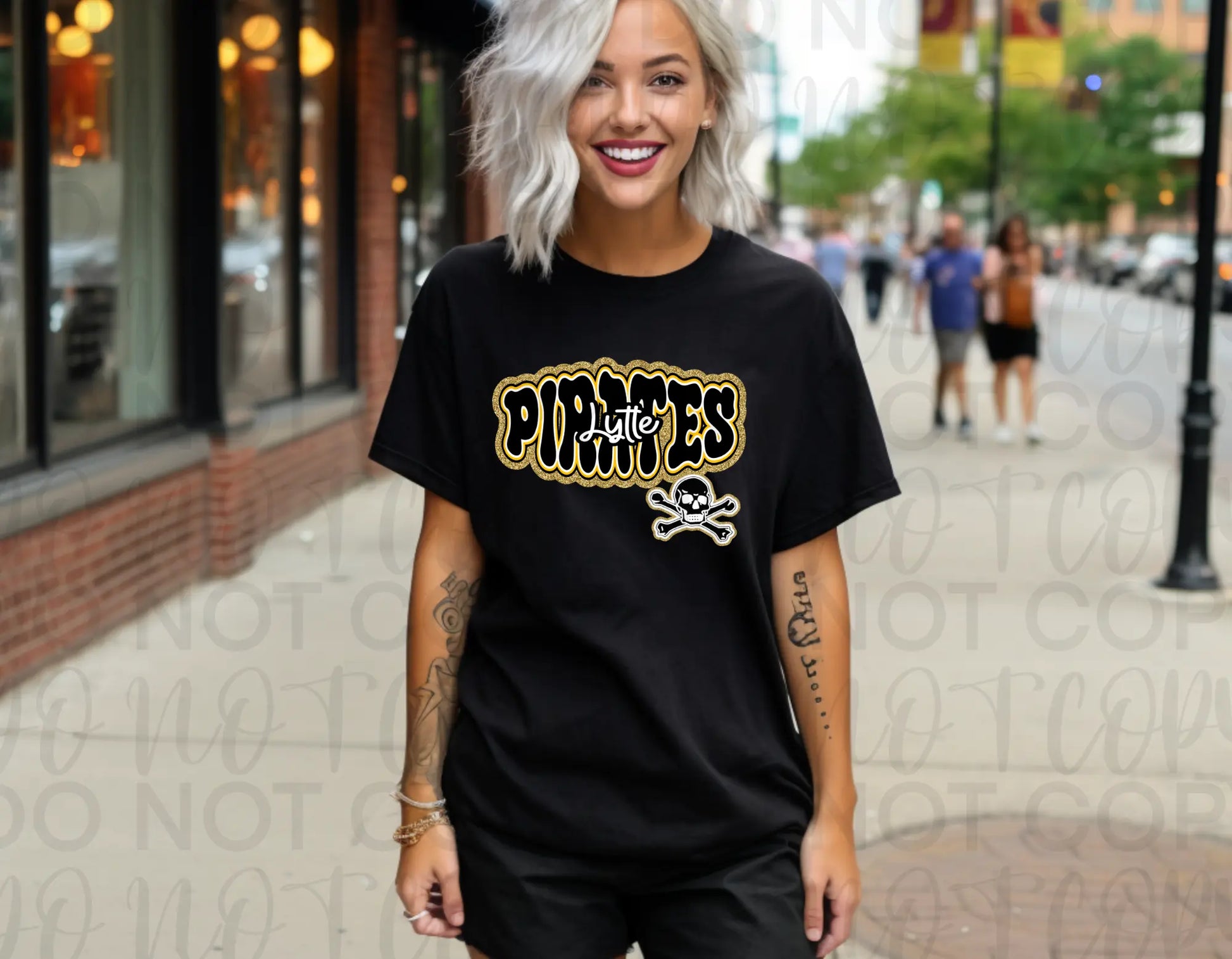 Warp Glitter Pirates Tee - Branded By Barta