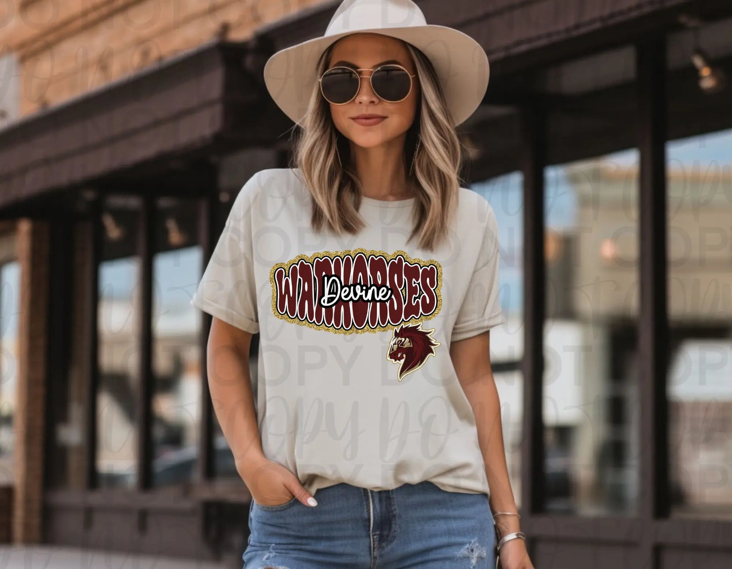 Warp Glitter Mascot Tee - Branded By Barta