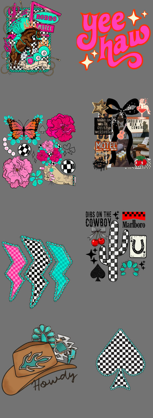 Western Pre Made Gang Sheet brandedbybarta