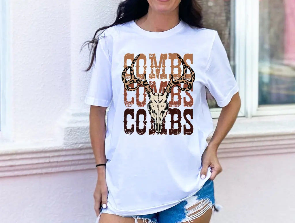 LC- CC White- Graphic Tee - Branded By Barta