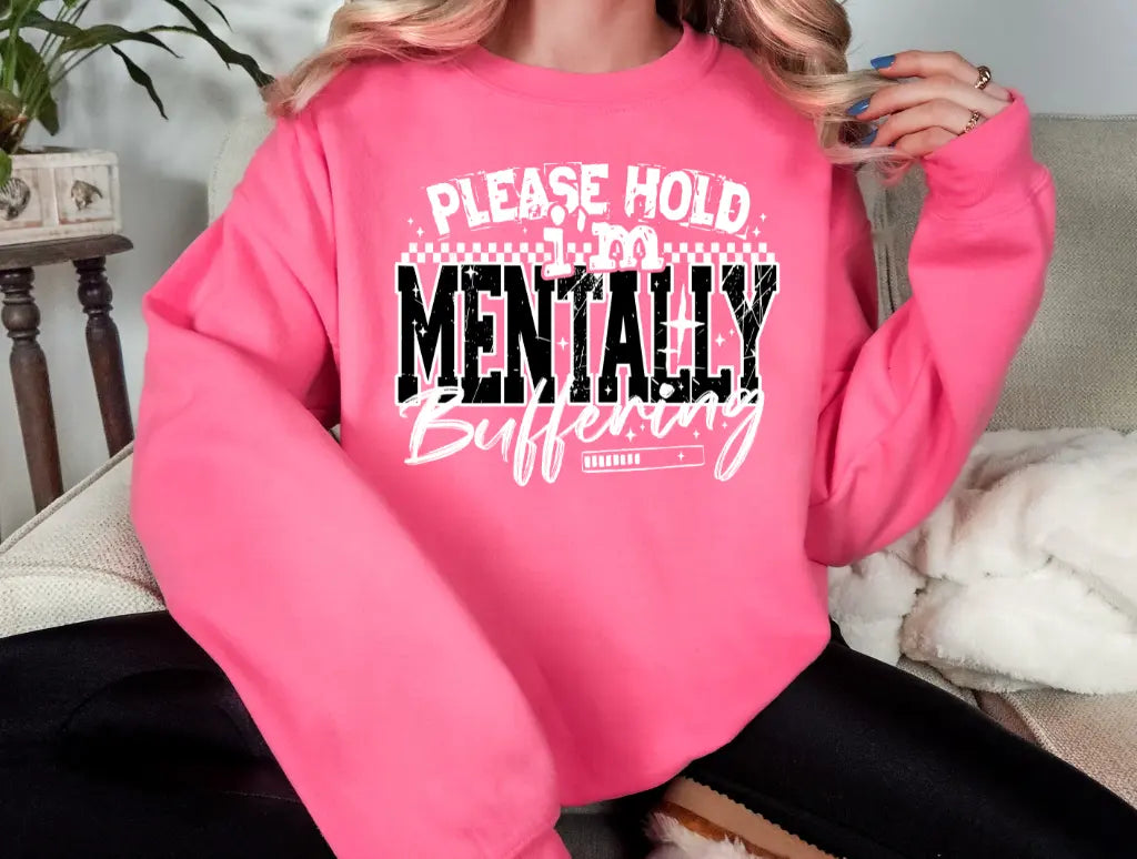 Please Hold Black/White brandedbybarta