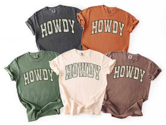 Howdy Camo Graphic Tee Branded By Barta