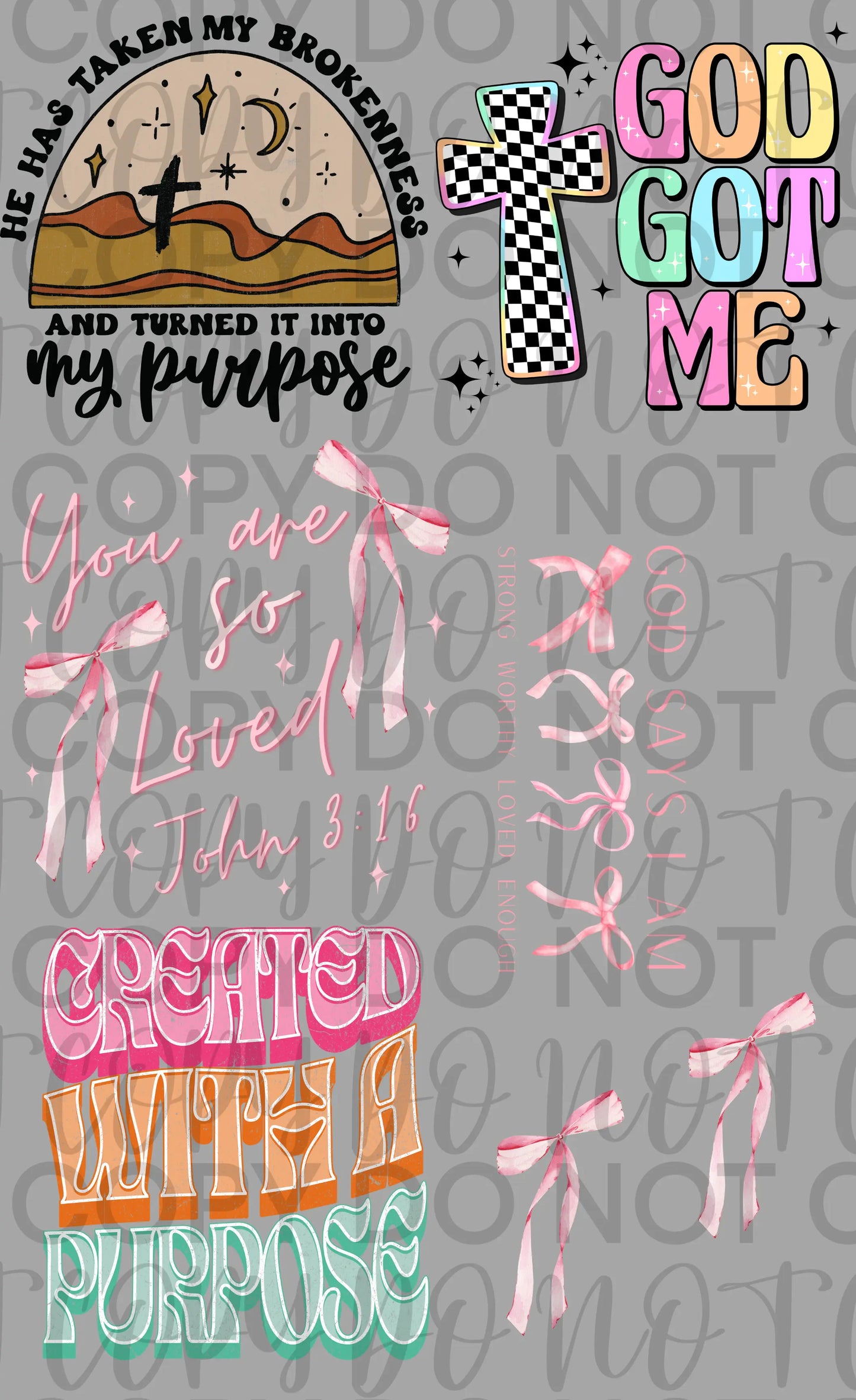 Faith Premade Gang Sheet - Branded By Barta