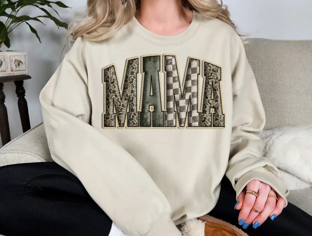 Camo Checkered Mama brandedbybarta
