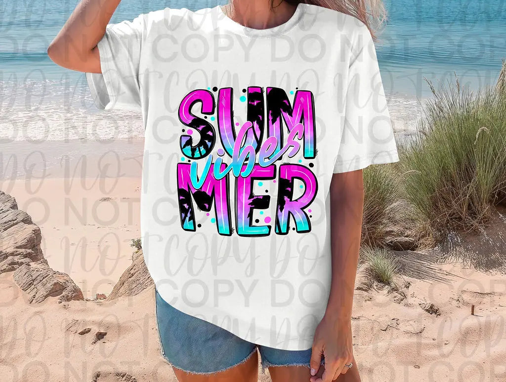 Summer Bright Purple Teal - Branded By Barta