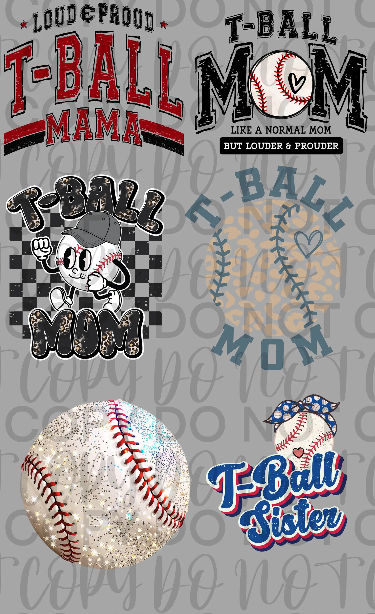 Tball Gang Sheet Mini - Branded By Barta