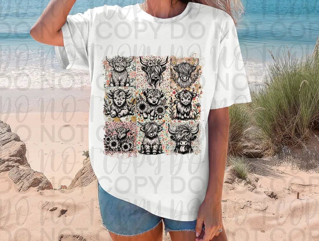 Highland Cow Collage - Branded By Barta