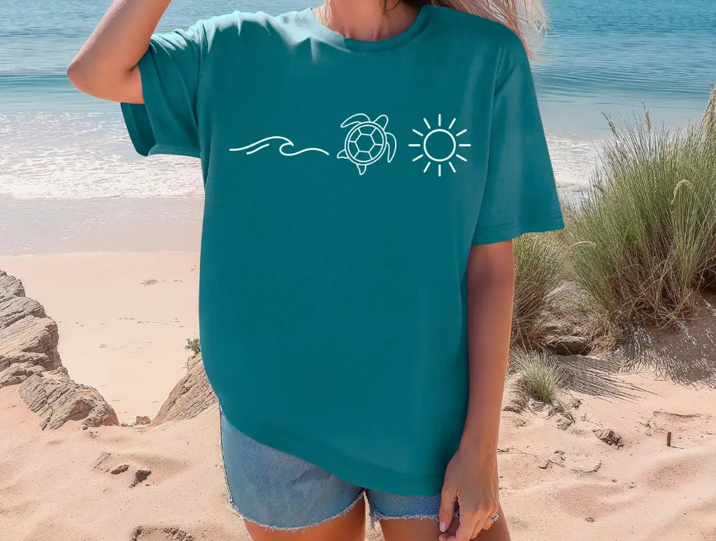 Ocean Turtle Sun brandedbybarta