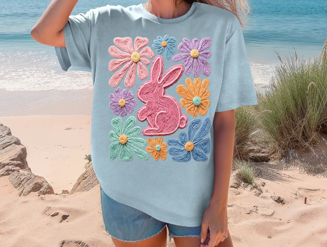 Floral Bunny Branded By Barta