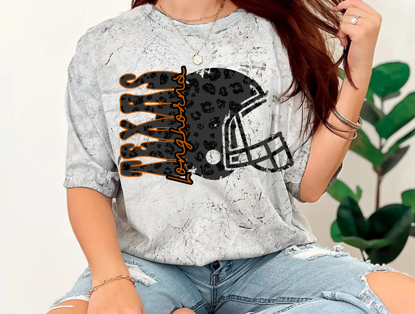 Texas Longhorns Leopard Helmet brandedbybarta