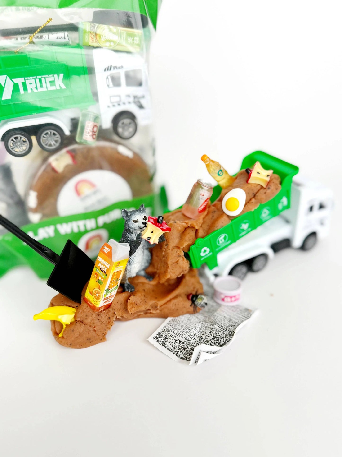 Garbage KidDough Play Kit Earth Grown KidDoughs (KidDoughs by EGKD)