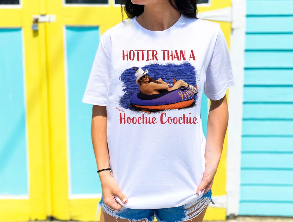 Hotter Than A- CC White- Graphic Tee - Branded By Barta