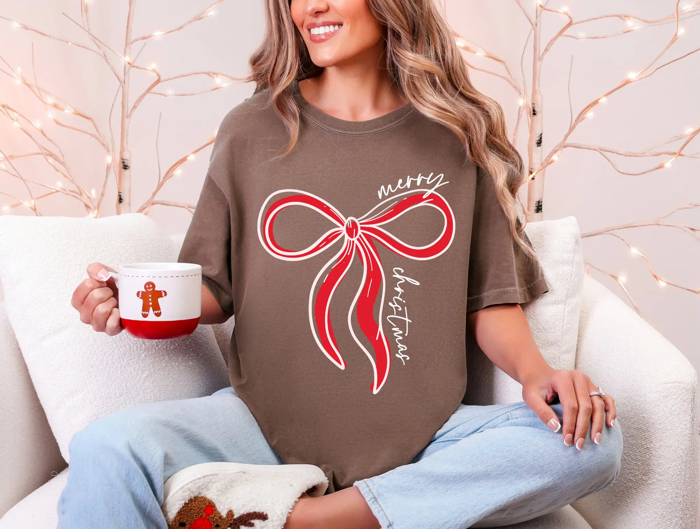 Merry Christmas Red Bow brandedbybarta