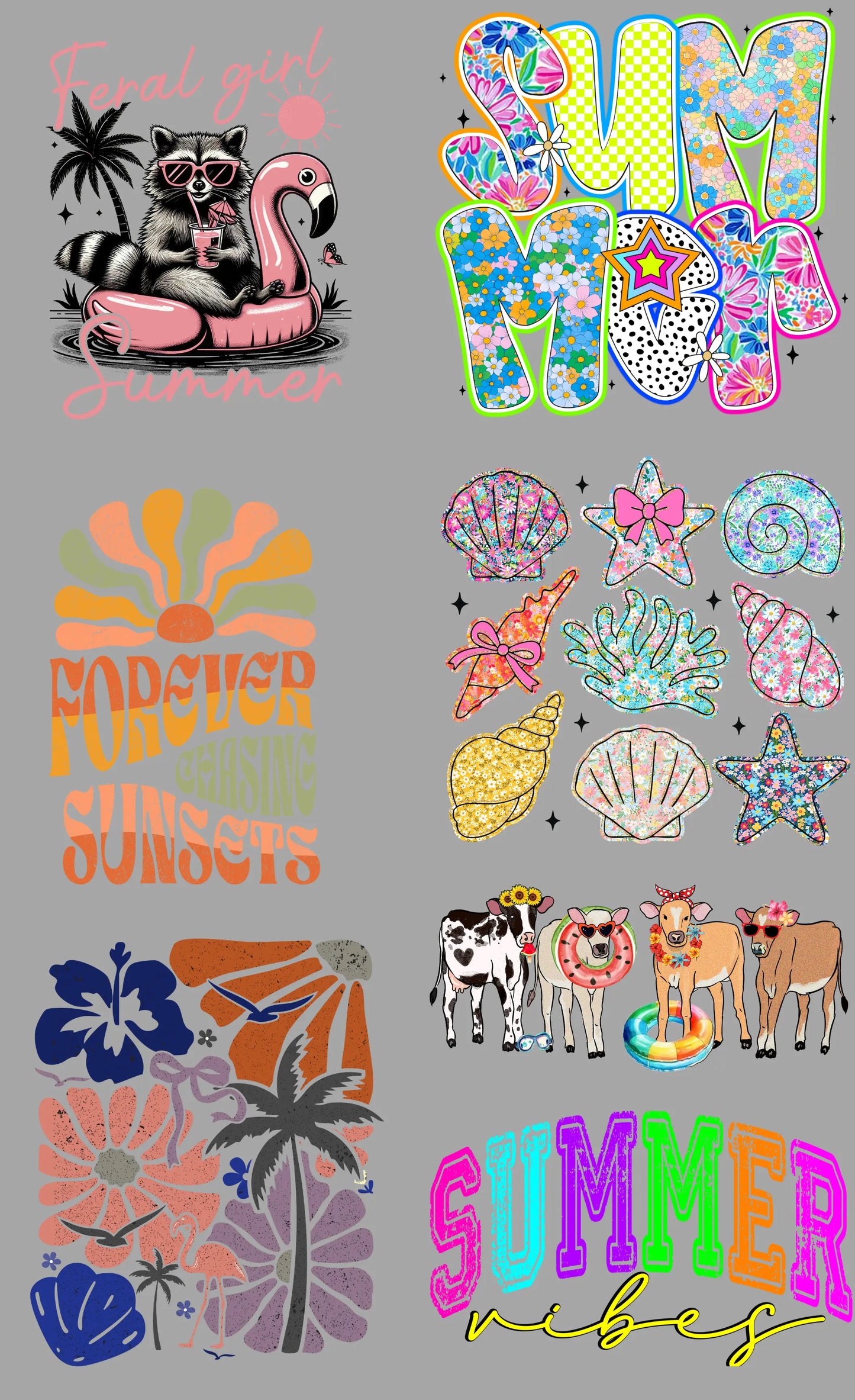 Summer Gang Sheet Mini Branded By Barta