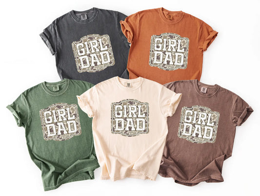Girl Dad Camo Graphic Tee Branded By Barta