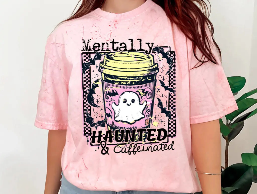 Mentally Haunted And Caffeinated Branded By Barta