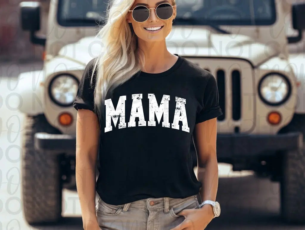 Mama Distressed - Branded By Barta