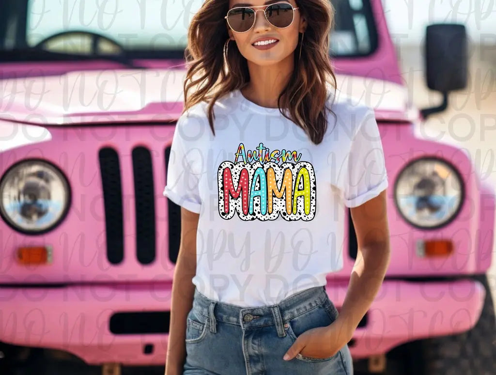 Autism Mama Neon - Branded By Barta