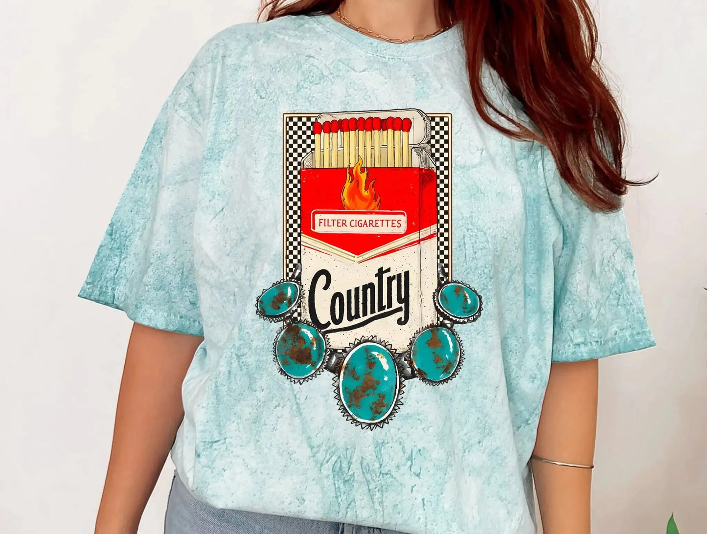 Cowboy cig turquoise - Branded By Barta