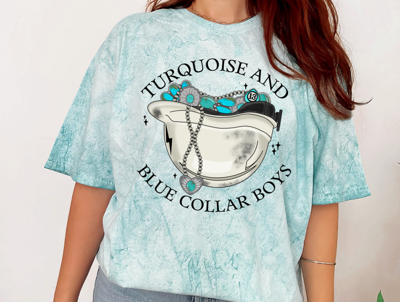 Turquoise And Blue Collar Boys 2