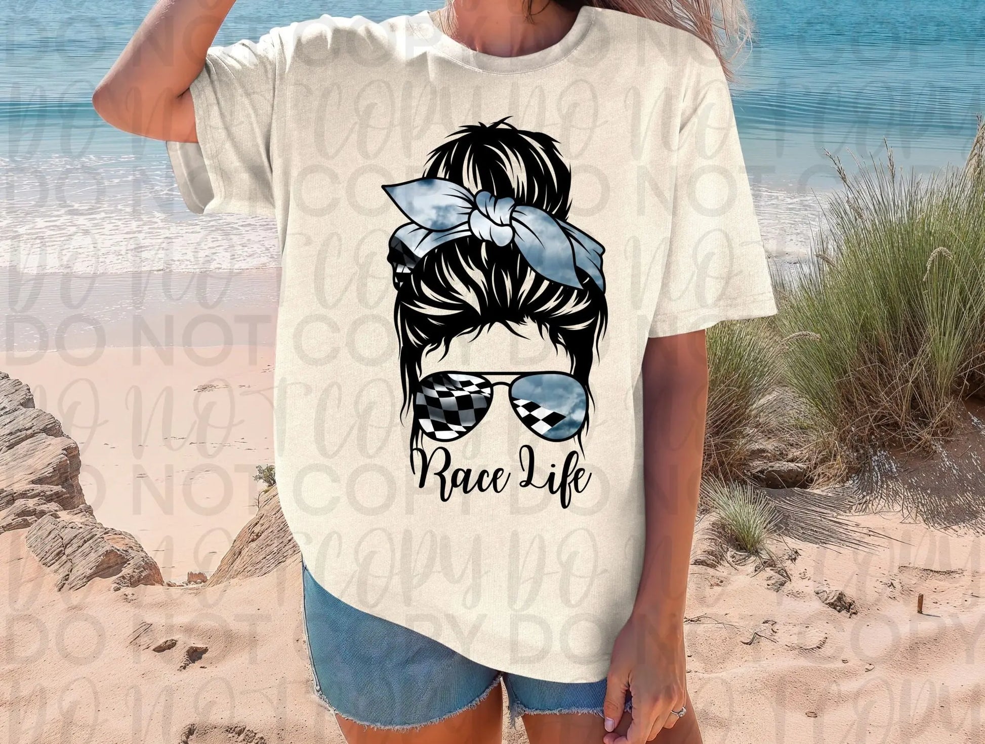 Race life messy bun - Branded By Barta