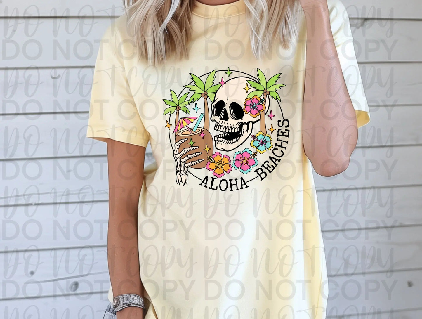 Aloha Beaches Skeleton - Branded By Barta