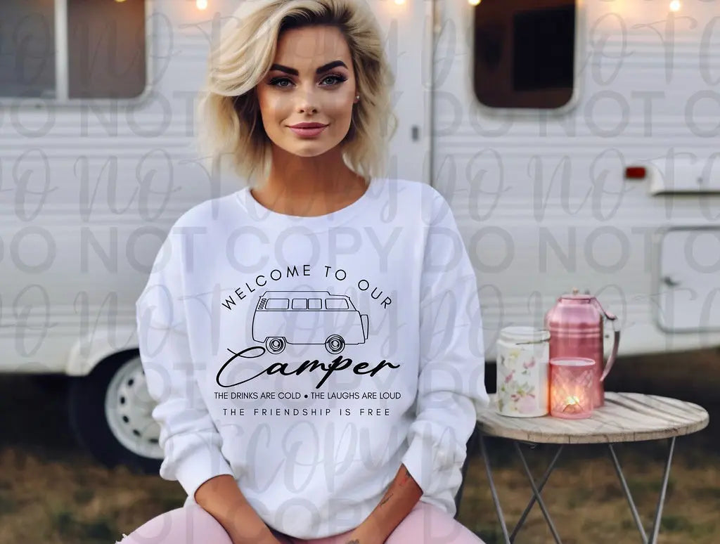 Welcome To Our Camper - Branded By Barta