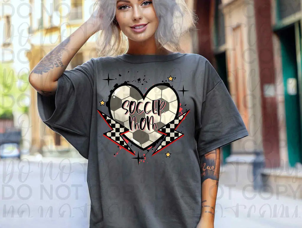 Soccer Mom Heart LB