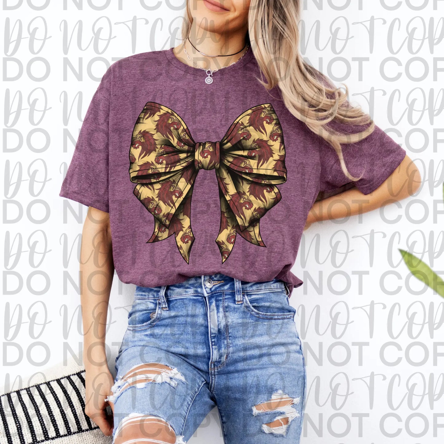 Devine Mascot Bow Tee - Branded By Barta