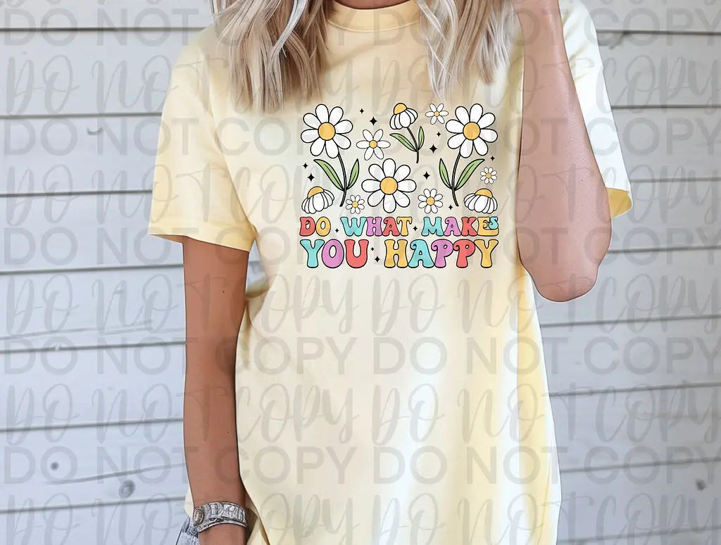 Do What Makes You Happy Floral - Branded By Barta