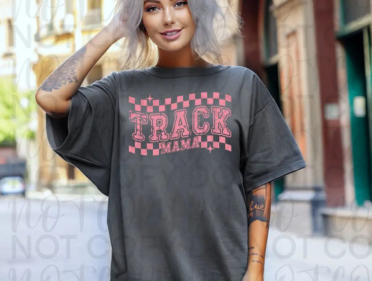 Track Checkered Pink - Branded By Barta