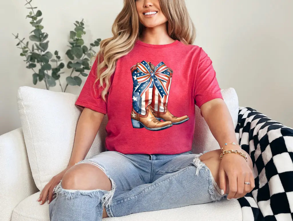 Red White & Blue Boots brandedbybarta