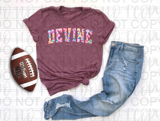 Devine Colorful Leopard Tee - Branded By Barta