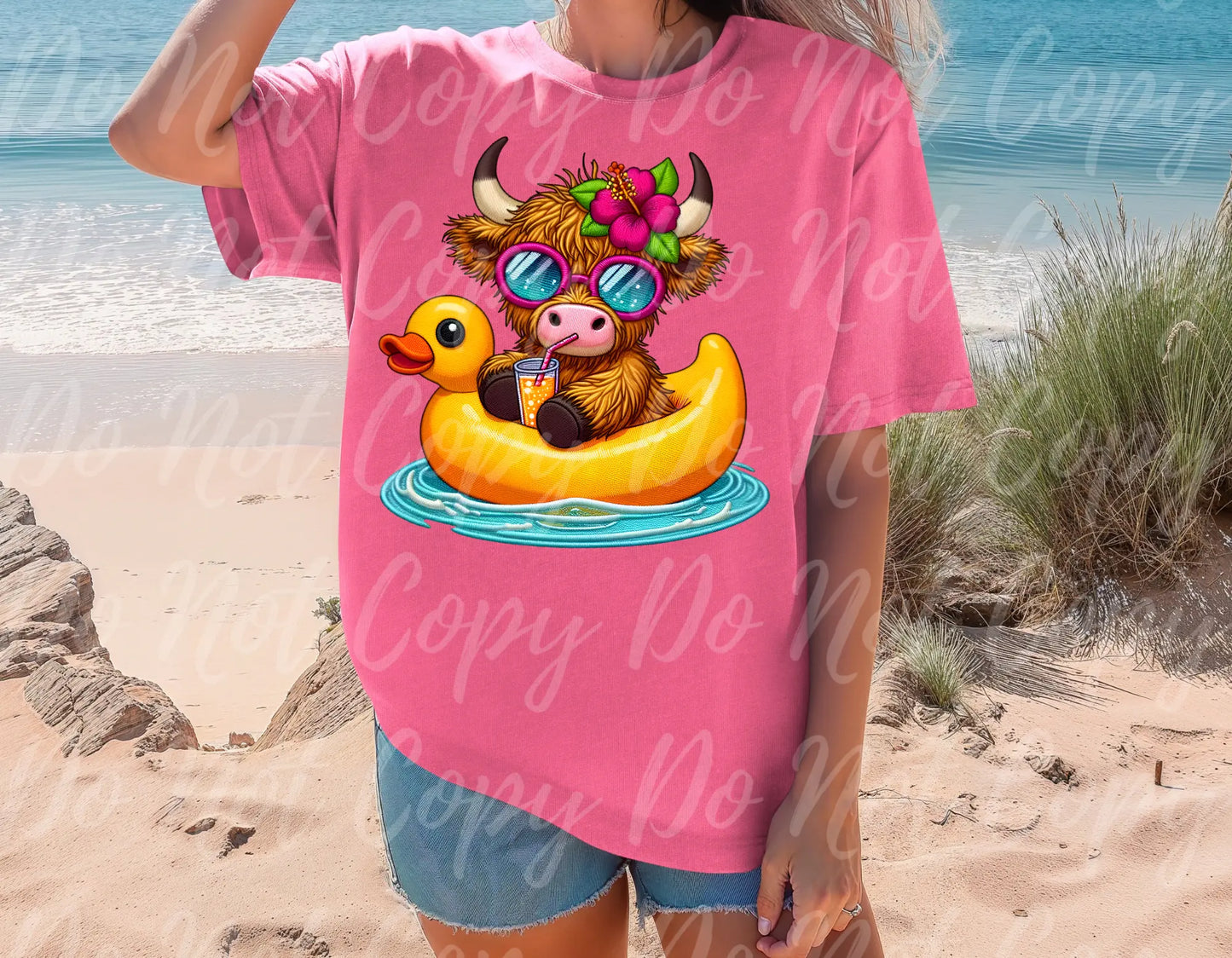 Highland Cow Summer - Duck - Branded By Barta