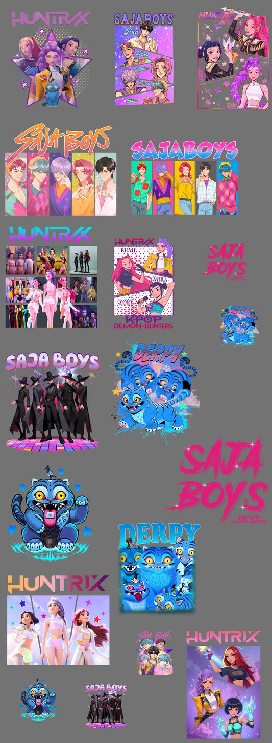 KPOP Youth Pre Made Gang Sheet brandedbybarta