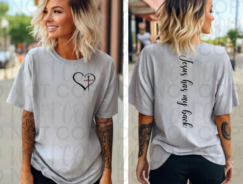 Jesus Has My Back - Branded By Barta
