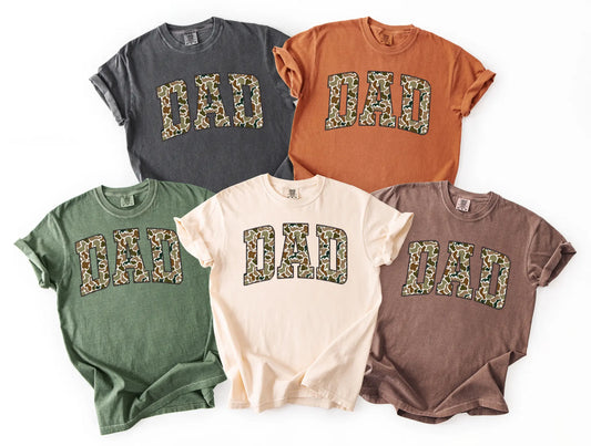 Dad Camo Graphic Tee Branded By Barta