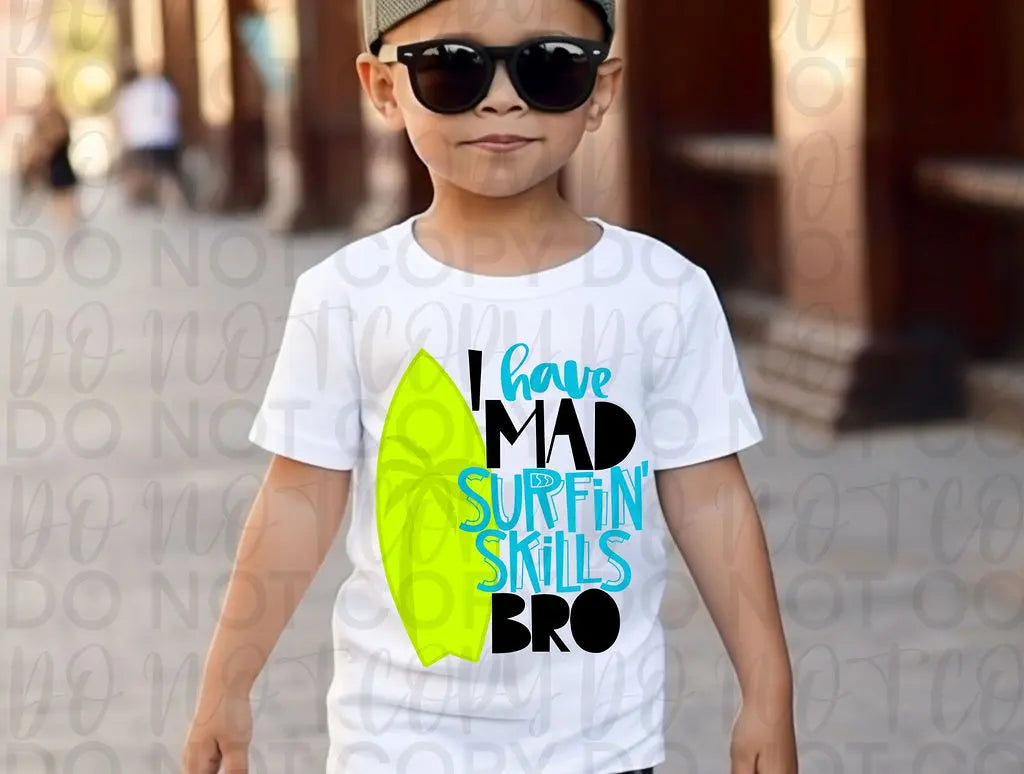 Mad Surfing Skills Bro - Branded By Barta