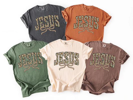 Jesus Bow Camo Graphic Tee Branded By Barta