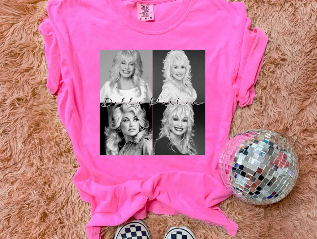 Dolly- CC Pink- Graphic Tee - Branded By Barta
