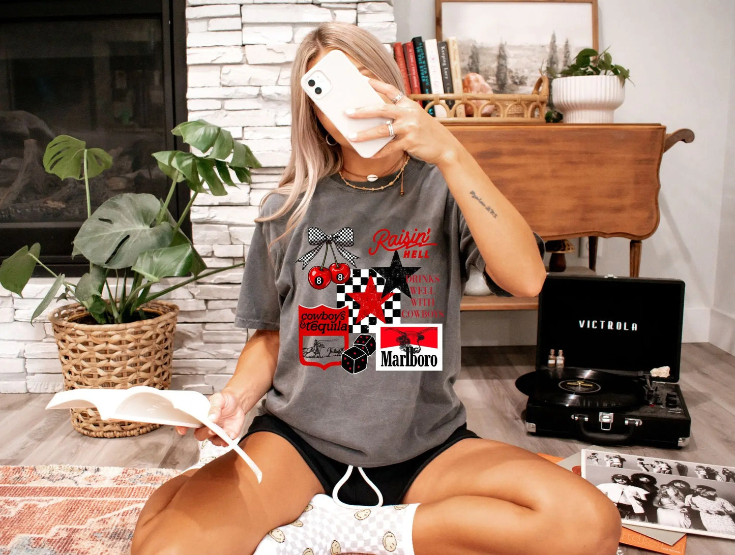 Raisin Hell western collage - Branded By Barta