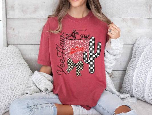 Yee Haw checkered western - Branded By Barta