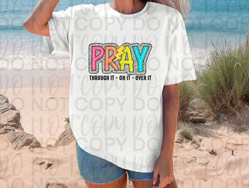 Pray Over It Neon - Branded By Barta